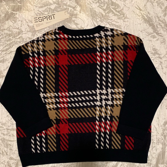 New! Esprit tartan sweater - Picture 4 of 8